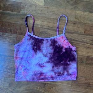 Boutique Tie Dye Crop Top